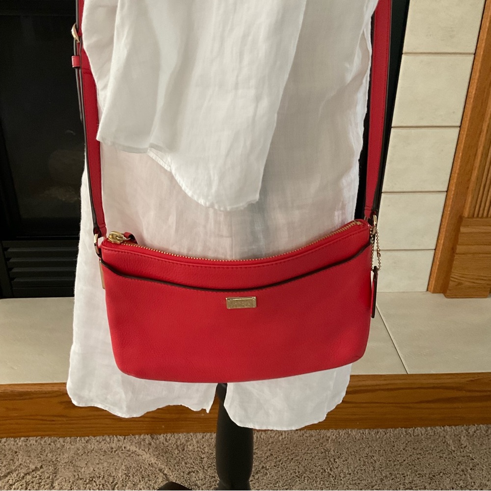 Coach Pebbled Leather Crossbody - Picture 8 of 12